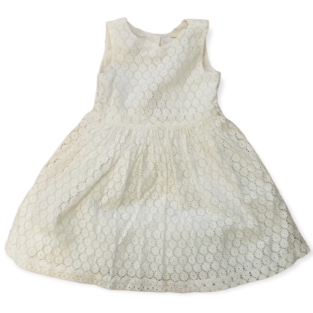 ❤ 2/$15 ❤ Crazy 8 White Lace Dress 2T